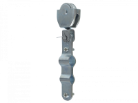 Кабельная тележка для струны металлич. для круглого кабеля до 30 кг (1отв. - 12мм, 2 отв.- 16мм)