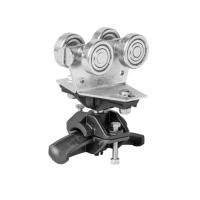 Кабельная тележка МЕТАЛЛИЧЕСКАЯ для круглого кабеля с одним пласт. седлом  для С-рельса С30