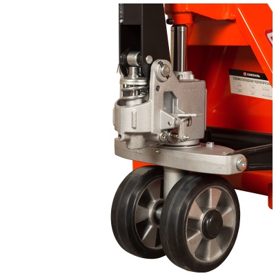 Гидравлическая тележка (рокла) ACR, 2,5 т, Вилы: 1150 Х 550, СибТаль, резиновые колеса