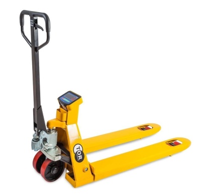 Тележка гидравлическая с весами и принтером 2500 кг 1150 мм полиуретановые колеса TOR WH-25ES