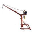 Краны строительные с поворотной стрелой и лебедкой